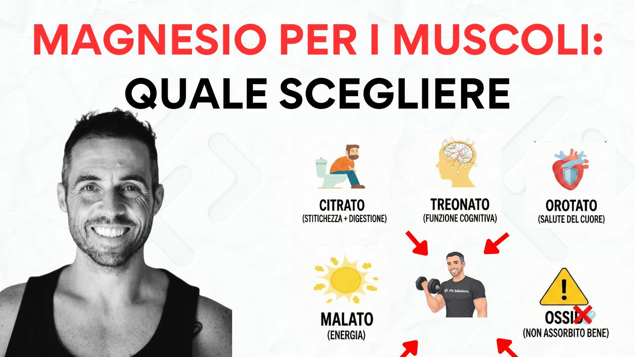 Magnesio per i muscoli: ecco qual è quello migliore