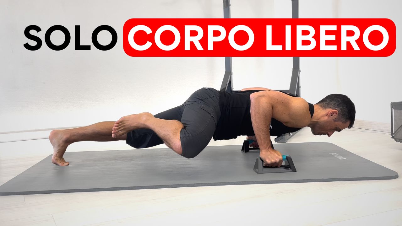 Il RINFORZO a corpo libero INDISPENSABILE dopo i 40 (6 esercizi)