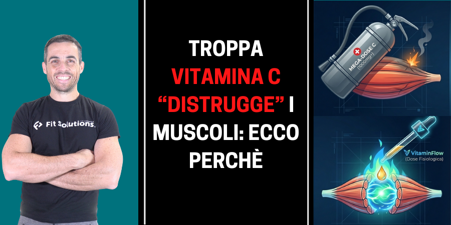 Troppa Vitamina C "distrugge" i muscoli: ecco perchè!