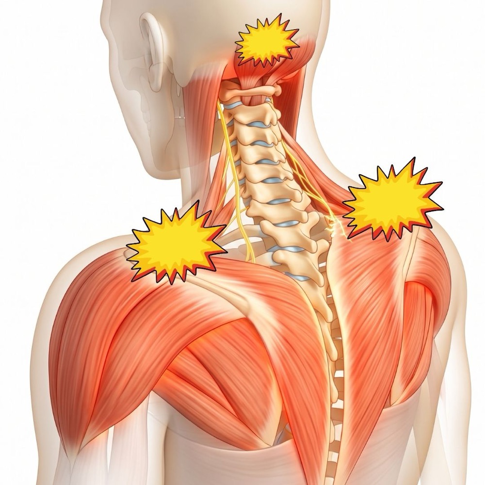 La muscolatura posteriore del collo